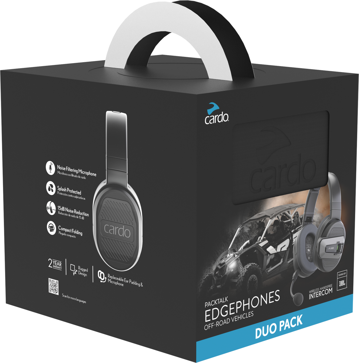 Cardo PT Edgephones DUO For ORV PTHP0102