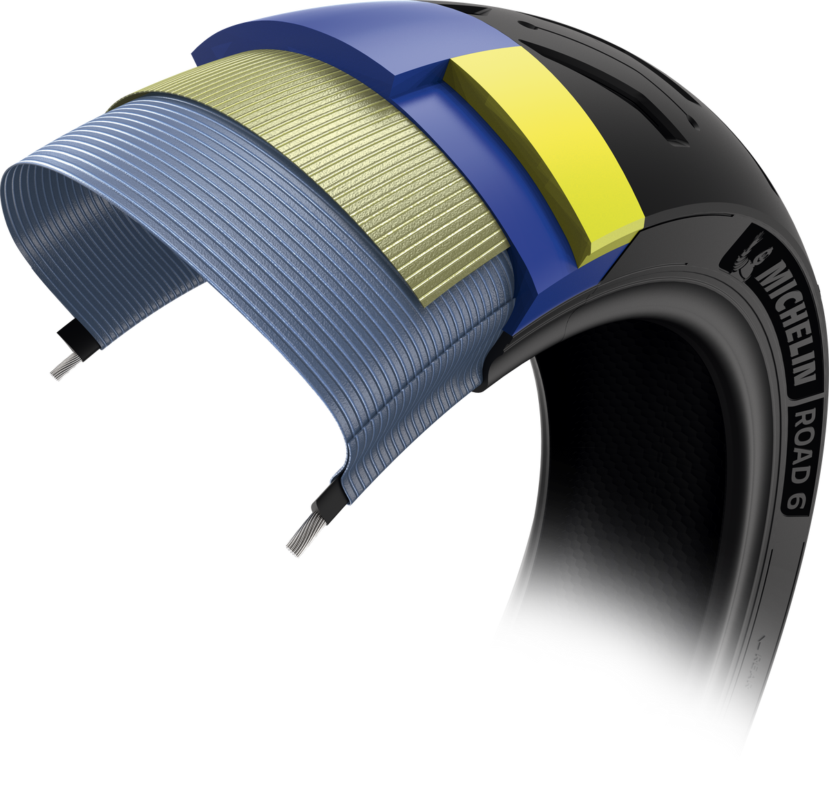 Michelin Road 6 Front Rear Tire Set 120/70ZR17 + 160/60ZR17 Motorcycle Tires