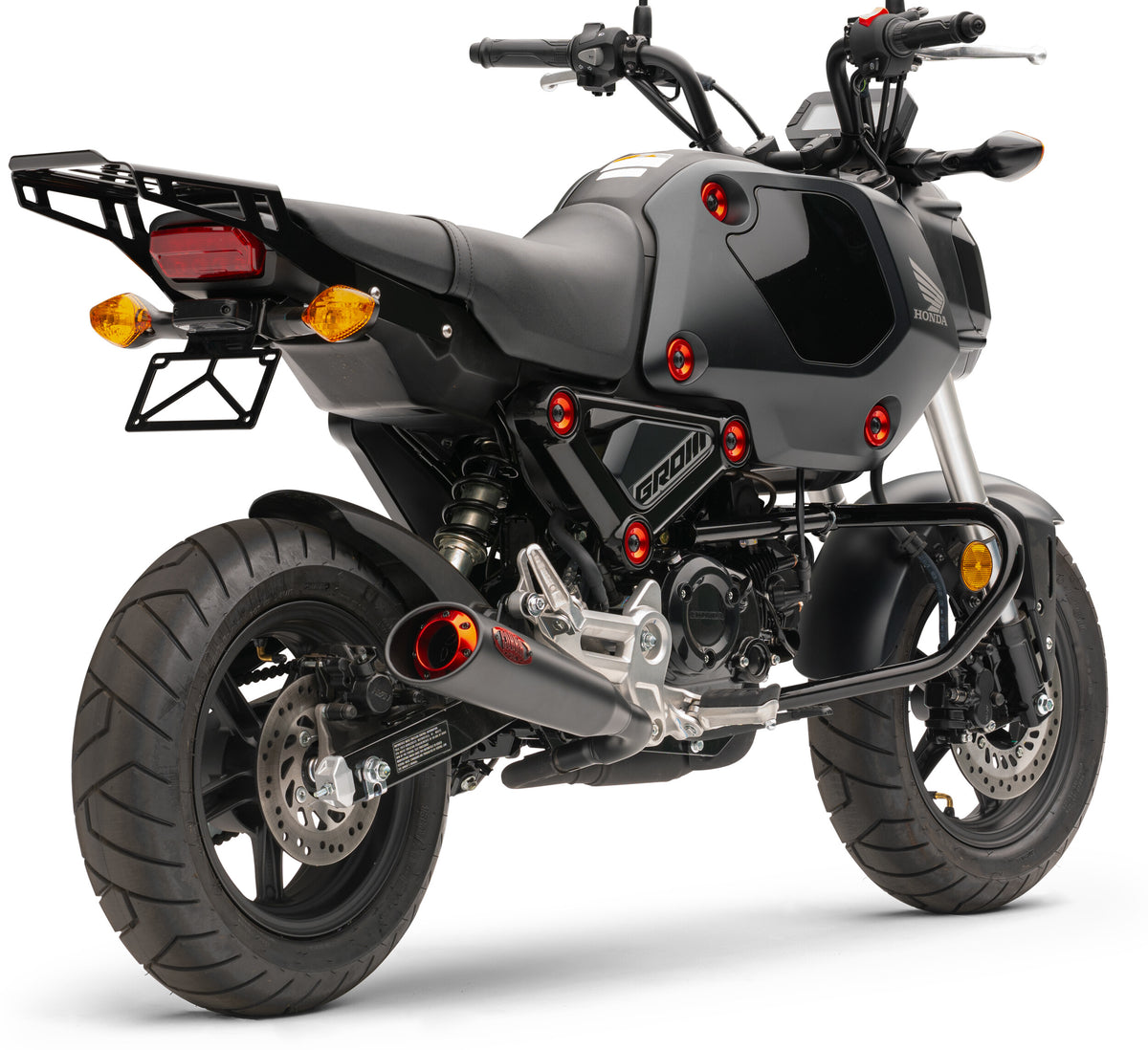 Cobra Solo Luggage Rack Black Formed Grom 02-4107B for Honda MSX125 Grom / MSX125A Grom ABS 2022-2023