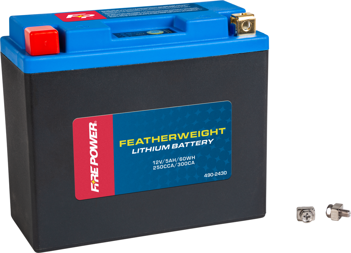 Fire Power Featherweight Lithium Battery 300 CCA 12V/60WH HJT12B-FPP-B for Ducati / Hyosung & More