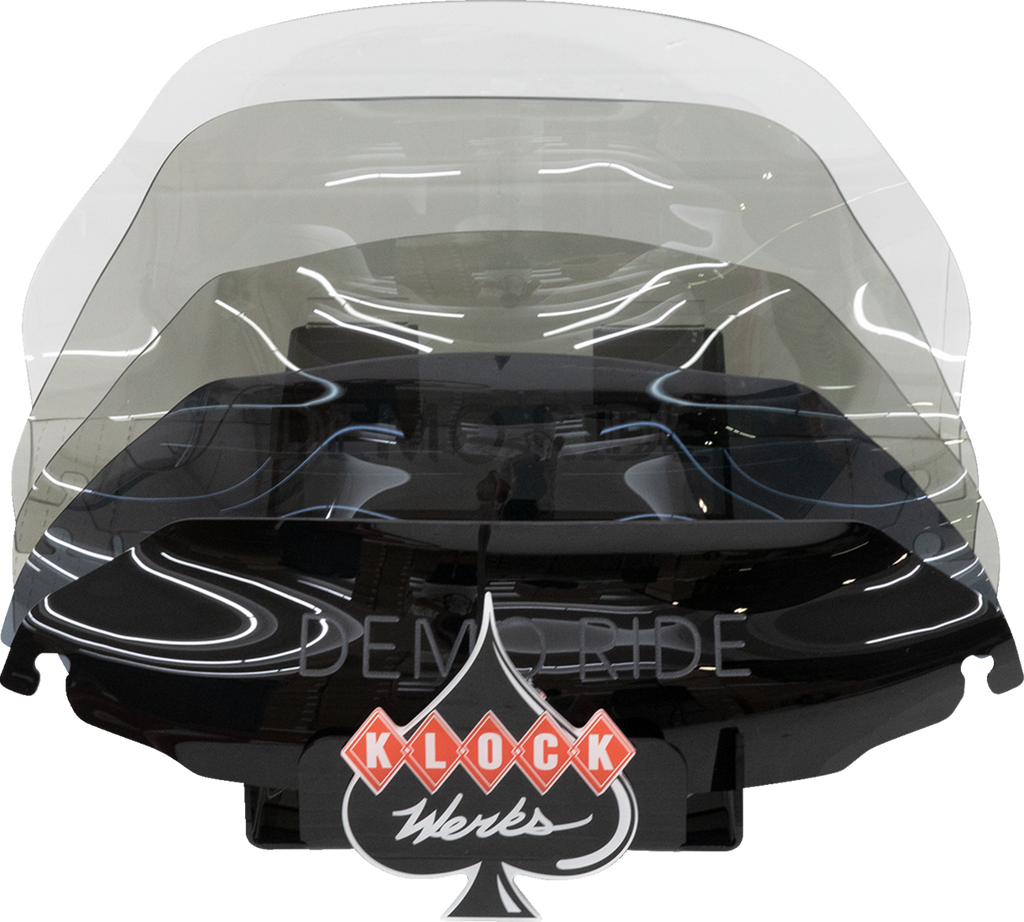 Klock Werks Flare Windshield Display with Flyer