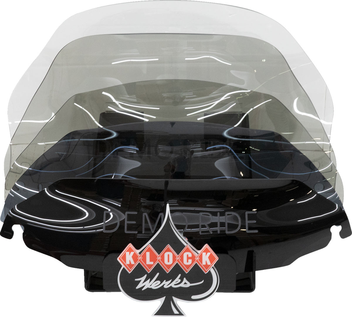 Klock Werks Flare Windshield Display with Flyer