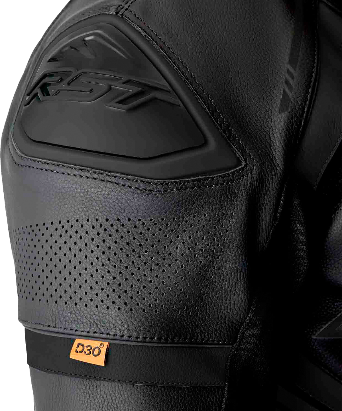 RST S1 D3O Suit Black Leather XS 103604BLK-38