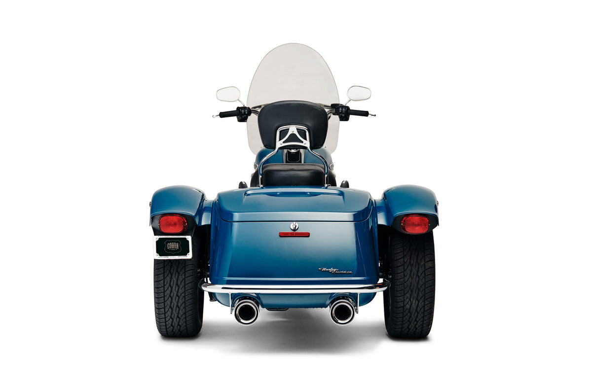 Cobra 4" NH Slip-ONS Chrome FLH/FLT 95-16 6107 for Harley-Davidson FLHR Road King / FLHRC Road King Classic & More