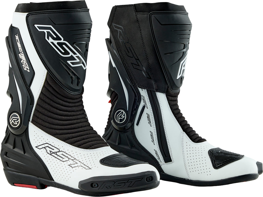 RST Tractech EVO D3O Boot Black/White 12 103700WHI-46