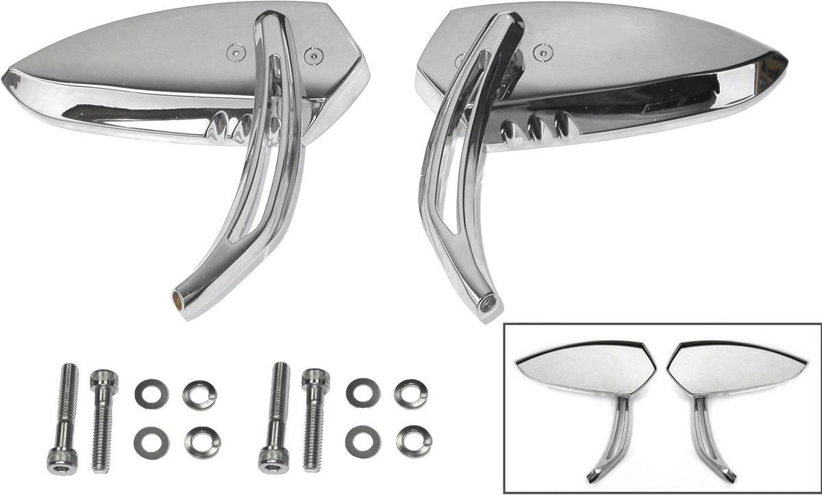 Harddrive Strike Mirror Chrome PR 272001