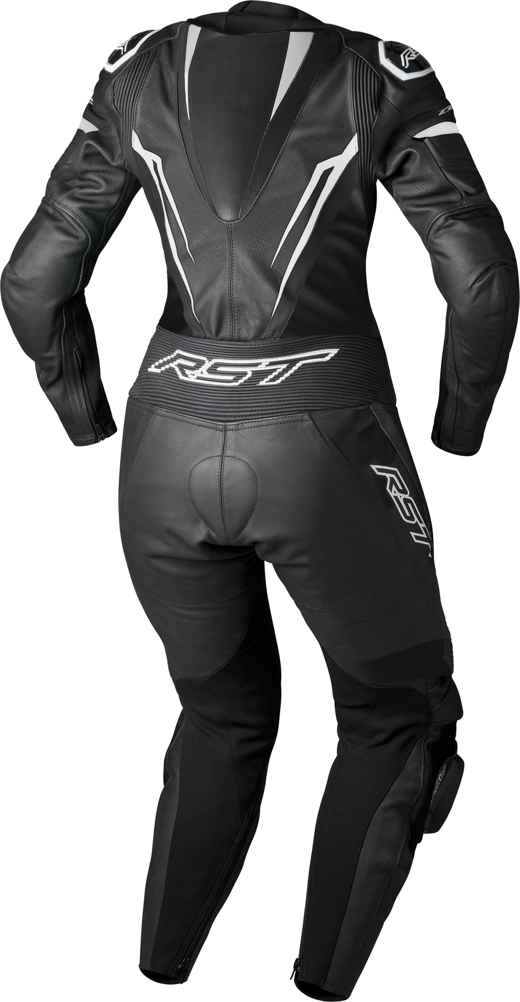 RST Womens Tractech EVO D3O Suit Black/White Leather 2XL 103643WHI-18