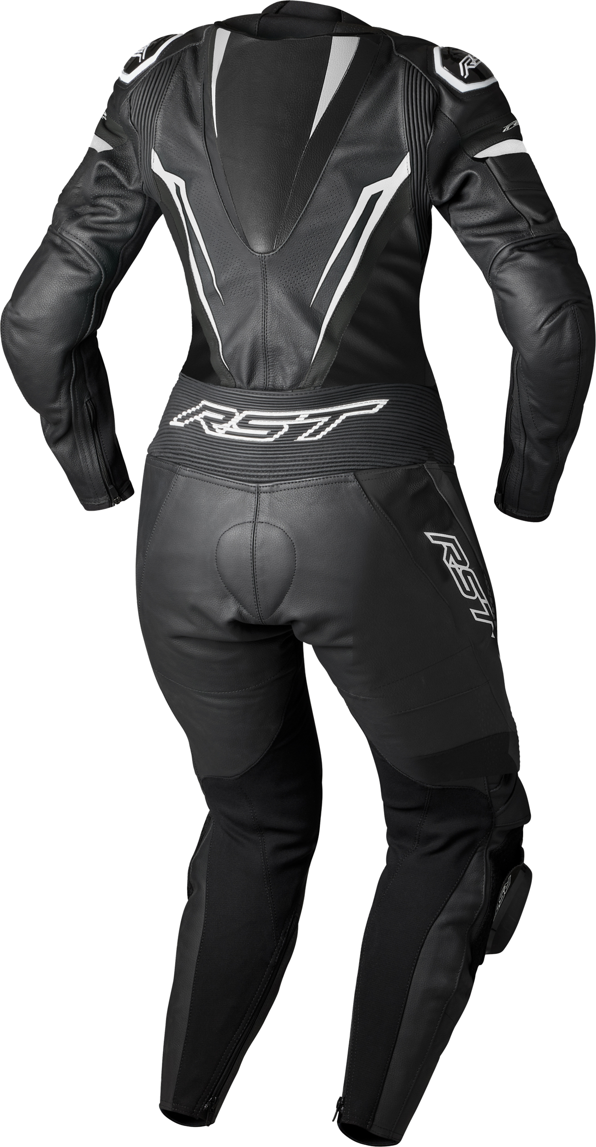 RST Womens Tractech EVO D3O Suit Black/White Leather 2XL 103643WHI-18