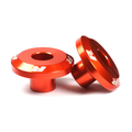 RFX Fast Rear Wheel Spacers Orange FXWS 50601 99OR for KTM 125 EXC / 125 SX & More