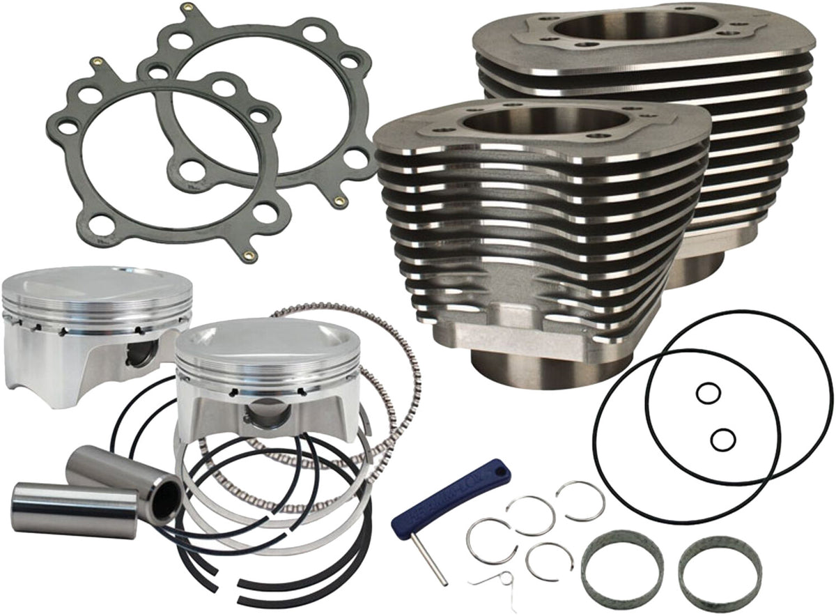 Rocket Performance Garage Llc BIG Bore Cylinder Kit 110" Twin Cam '07-17 8-8002 for Harley-Davidson FLD Dyna Switchback / FLHR Road King & More