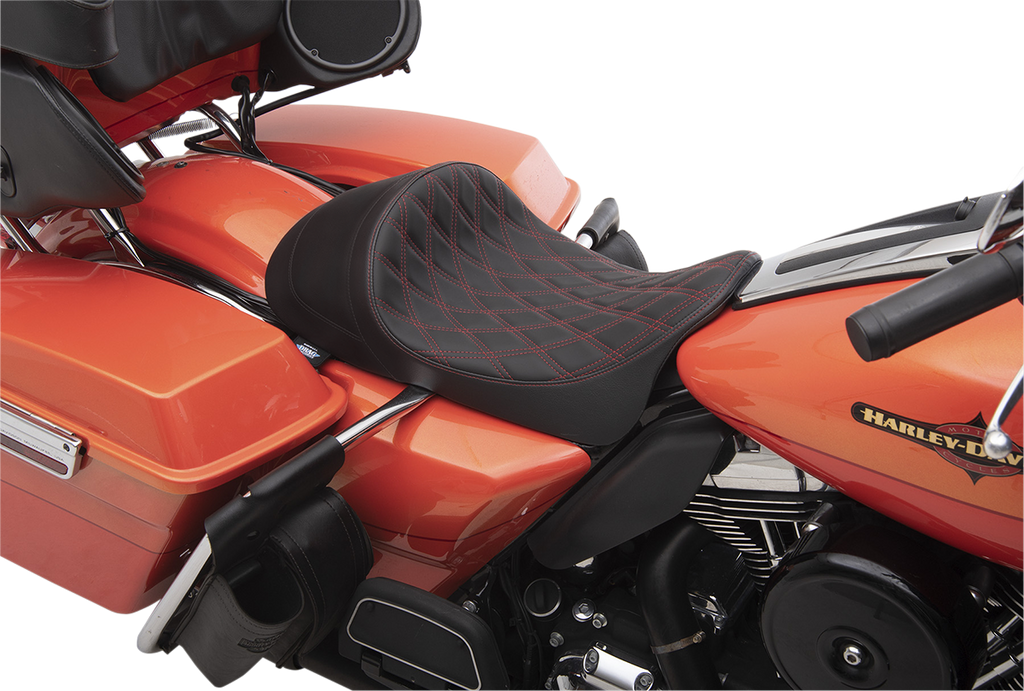 Drag Specialties Seats EZ-ON Mount Forward Low Solo Seat