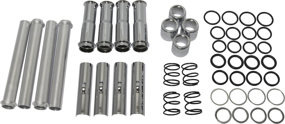 Harddrive Short Pushrod Tubes ALL Twin Cams 01-020 for Harley-Davidson FLD Dyna Switchback / FLHR Road King & More