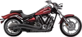 Cobra Speedster Swept F/S Black Raider 08-18 2225B for Yamaha XV19C Raider 2008-2016