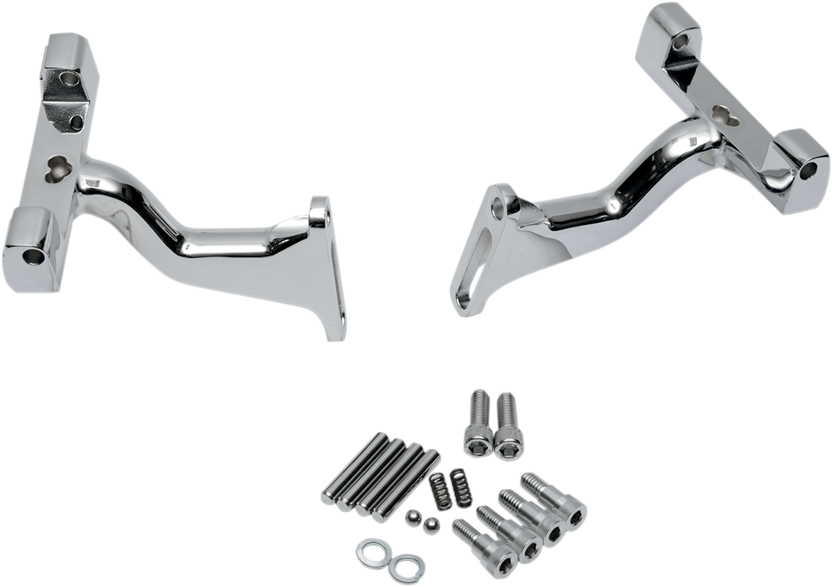 Drag Specialties Passenger Floorboard Mounts for Dressers