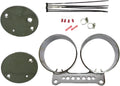 Harddrive Dual Gauge Mount Bracket Kit Chrome 169389 for Harley-Davidson