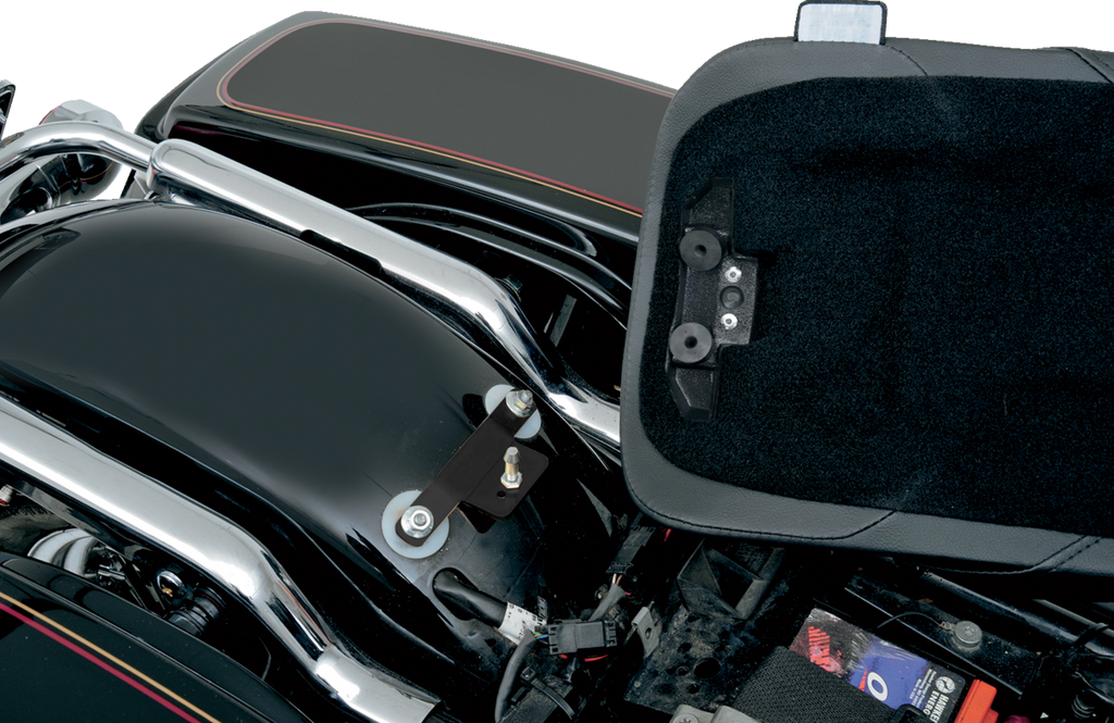 Drag Specialties Seats Backrest Compatible Solo Seat — Smooth