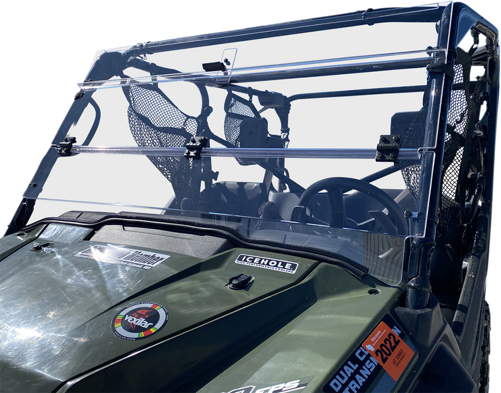 Moose Offroad Deluxe Full Folding Windshield