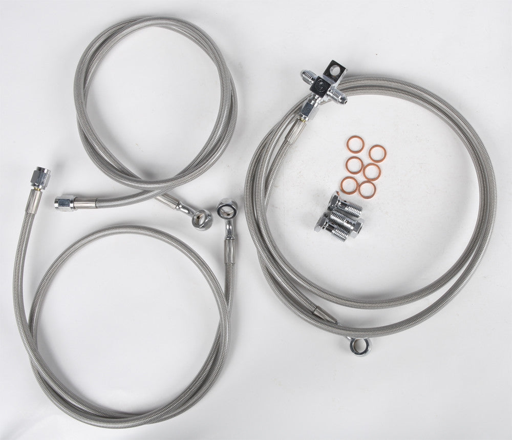 Streamline Front Brake Line Kit Brakeline Front +2 A/C Wildcat Wildcat -F-2 for Arctic Cat Wildcat 1000 EPS / Wildcat 1000 LTD EPS & More