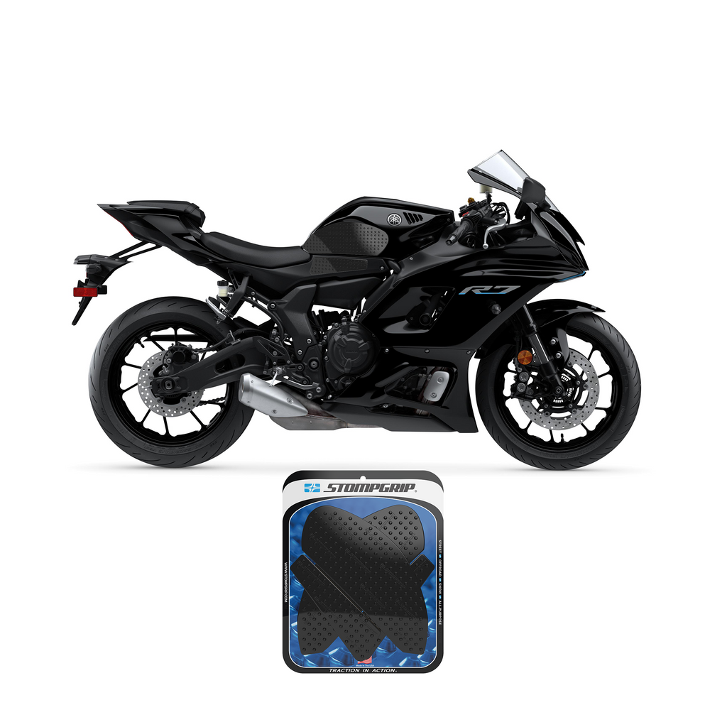 Stompgrip Tank Pad Kit Volcano Black Yamaha 55-10-0182B