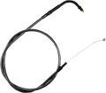 LA Choppers Midnight Braided Handlebar Throttle Cable