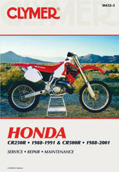 Clymer Repair Manual CR250-500R CM4323 for Honda CR250R / CR500R