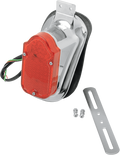 Drag Specialties Universal Mount Tombstone LED Taillight with License Plate Mount