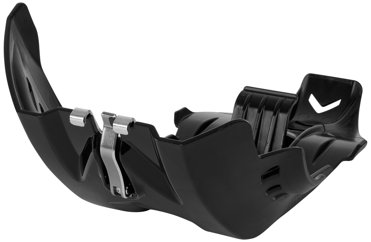 Polisport Fortress Skid Plate With Link Protector Black 8472100001 for GasGas / Husqvarna / KTM