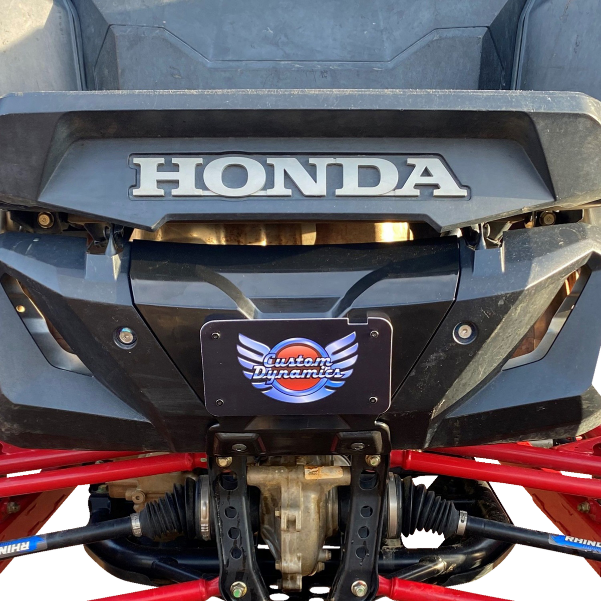 Custom Dynamics SXS License Plate Mount