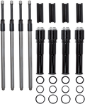 S&S Cycle Quickee Pushrod Kit with Gloss Black Covers