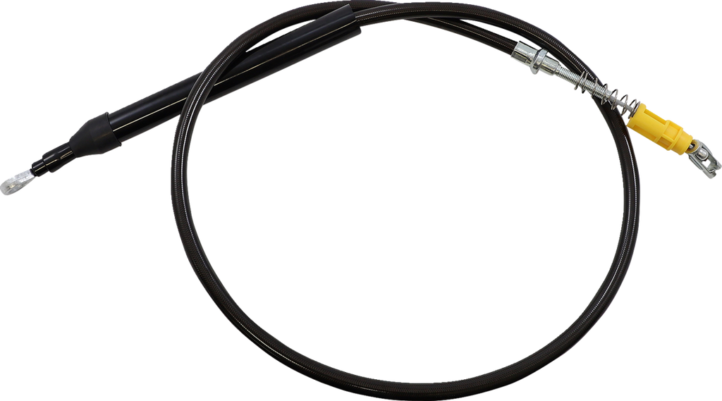 LA Choppers Midnight Braided Clutch Cable