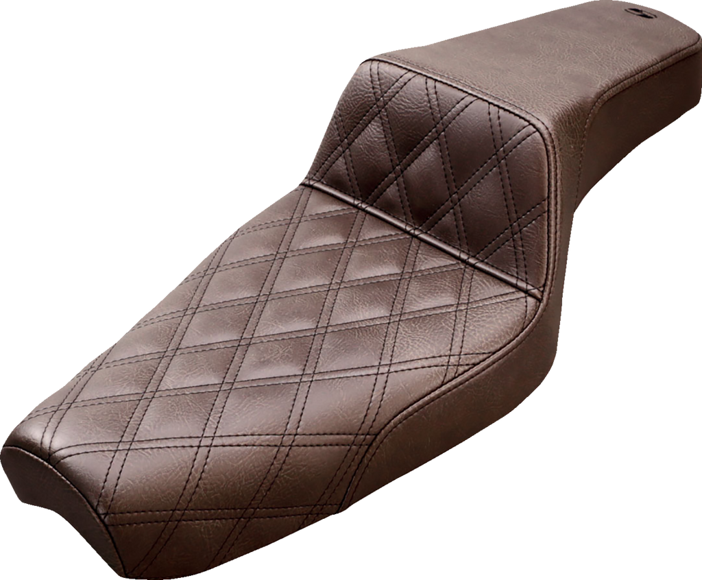 Saddlemen Step-Up Seat — Front Lattice Stitch