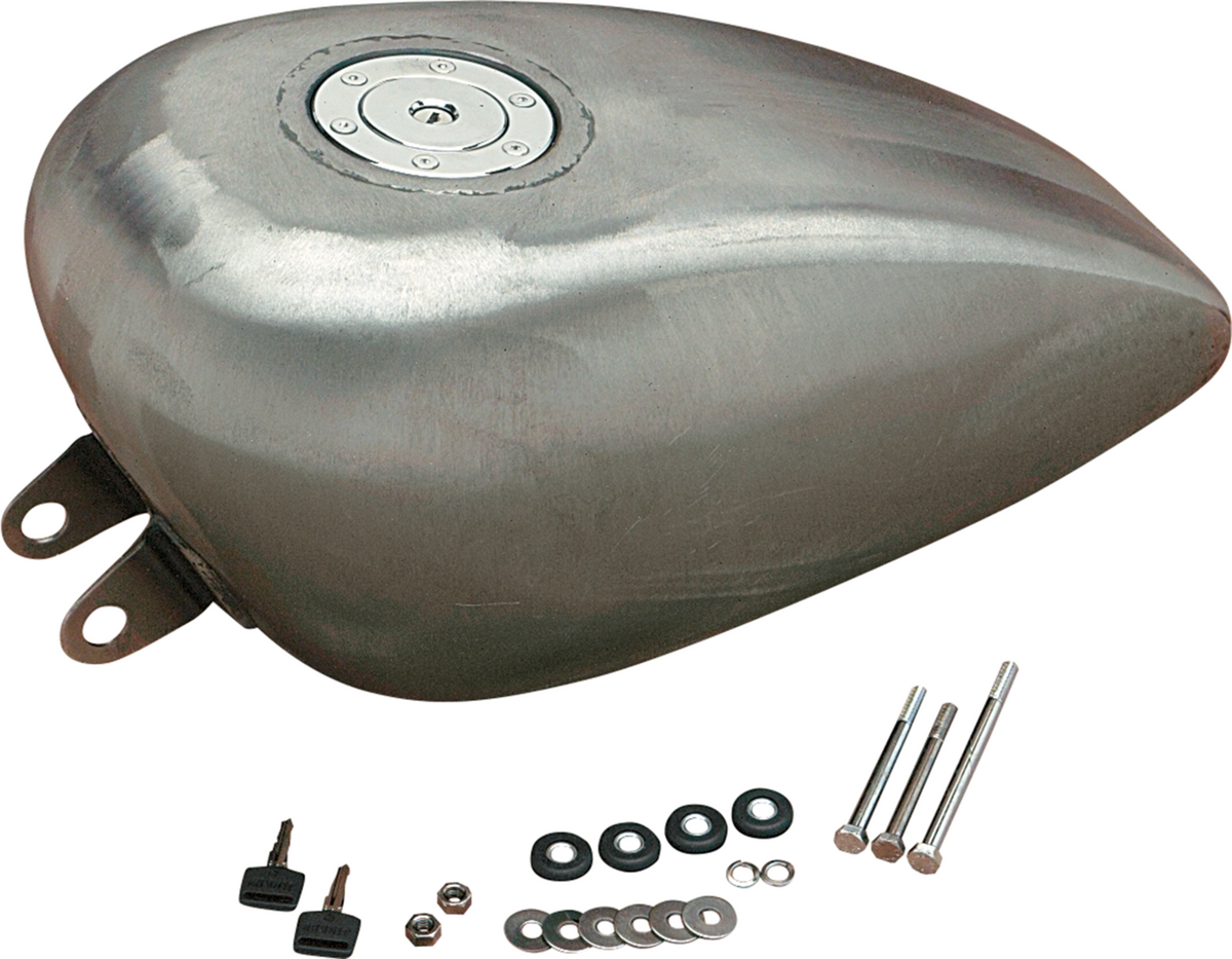 Drag Specialties Gas Tank with Chrome Aero-Style Gas Cap
