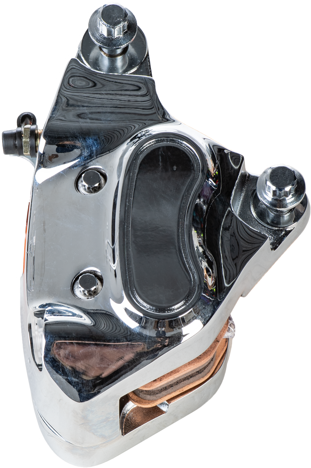 Harddrive Brake Caliper FRNT Right Chrom Repl OE#44023-83C W/ TC Style 89450 for Harley-Davidson