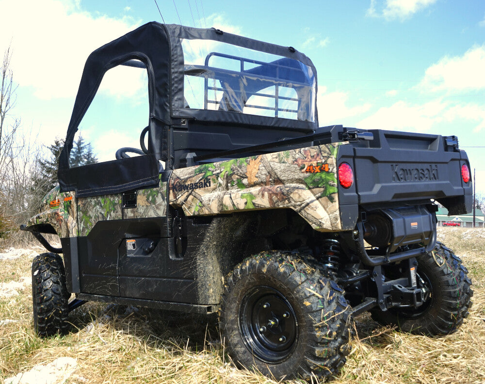 Seizmik Soft Upper Doors Rear Windshield 51-20988 for Kawasaki KAF 700 Mule Pro-MX / KAF 700 Mule Pro-MX EPS & More