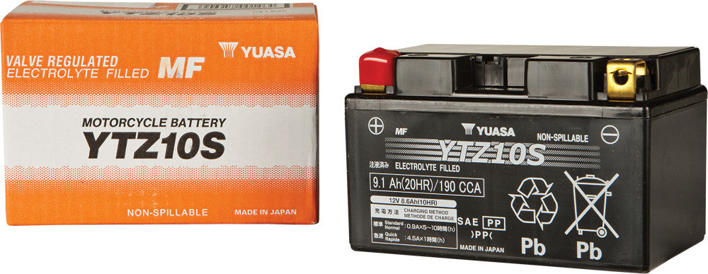 Yuasa Battery YTZ10S Sealed Factory Activated YUAM7210A for Aprilia / BMW & More