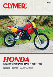 Clymer Repair Manual CR250-500R CM443 for Honda CR250R / CR450R & More