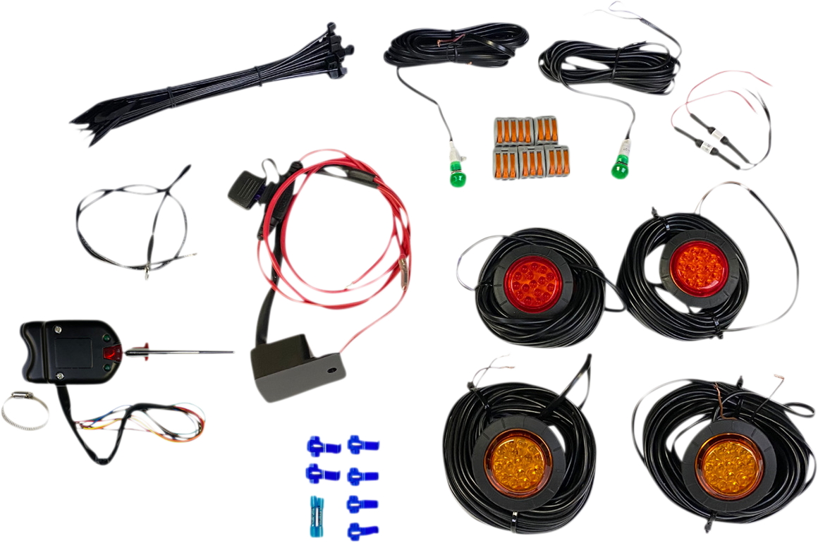Custom Dynamics Universal LED Turn Signal Kit with Steering Column Switch