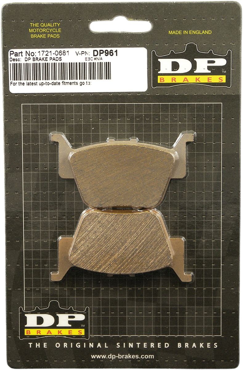 Dp Brakes ATV/UTV Sintered Metal Brake Pads