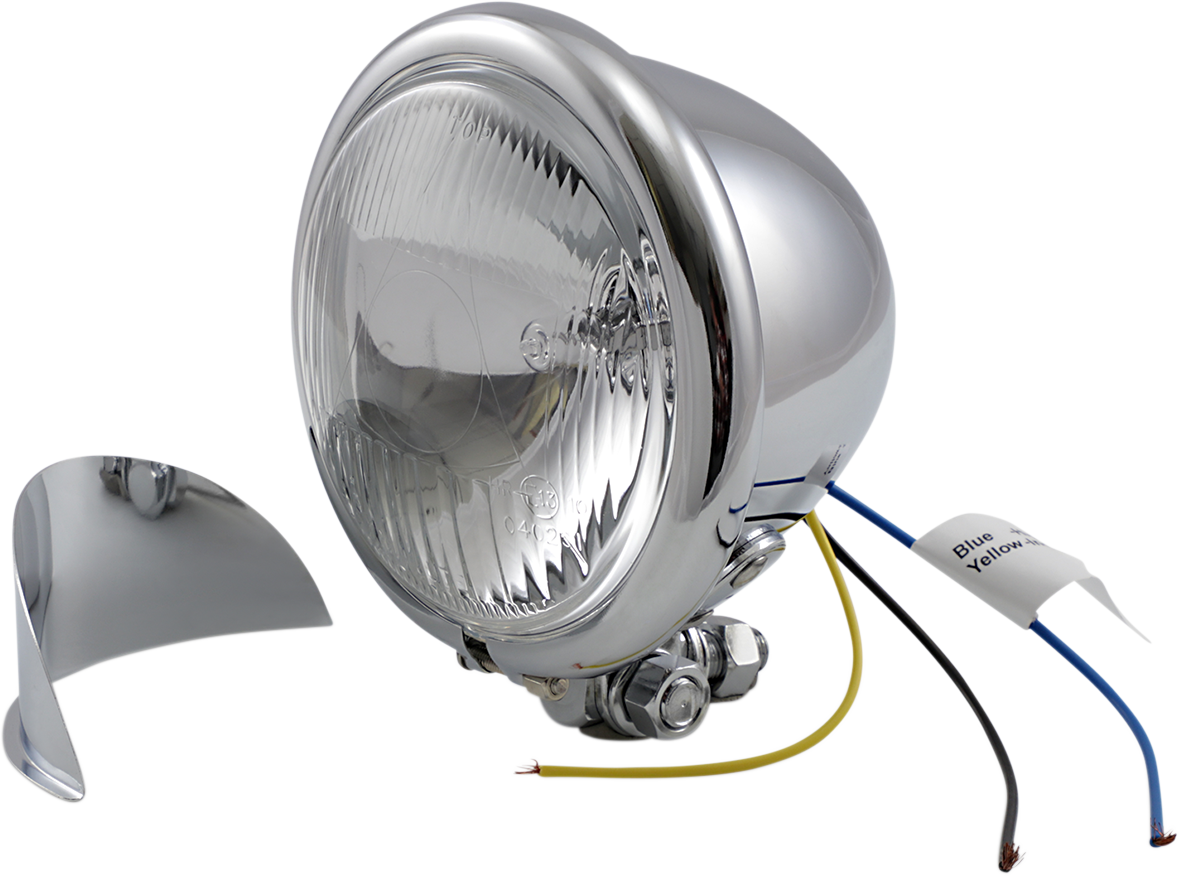 Drag Specialties 4-1/2" Spotlight with Visor