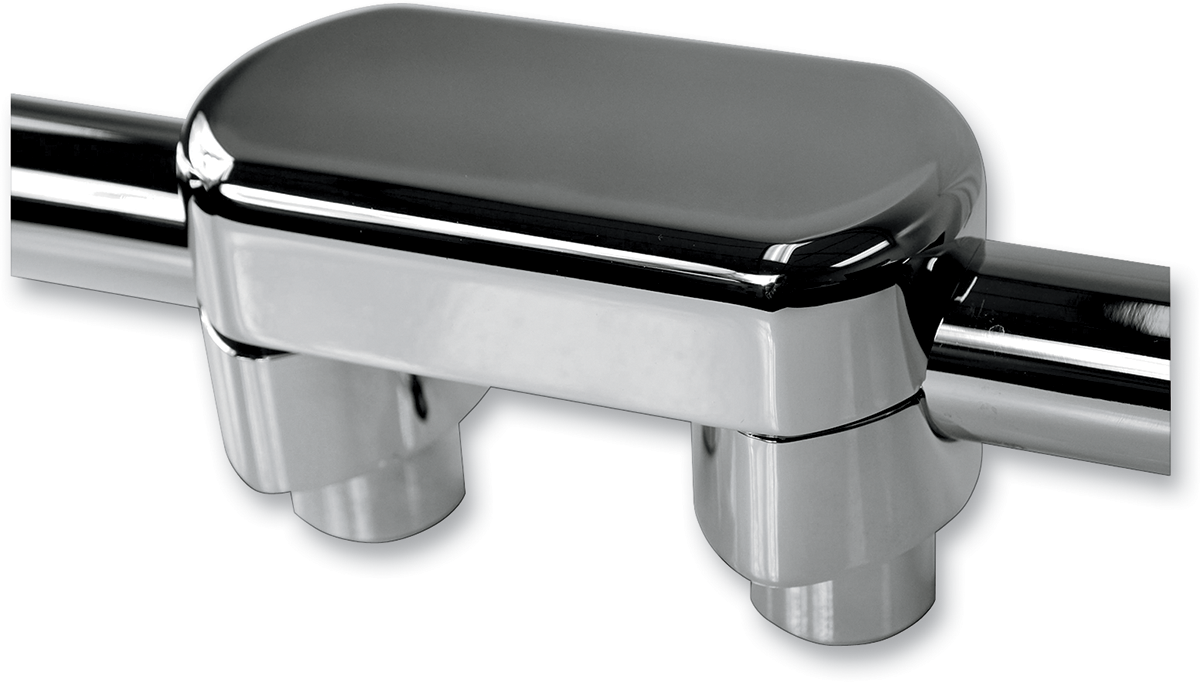 LA Choppers Solid Handlebar Riser & Top Clamp Kit