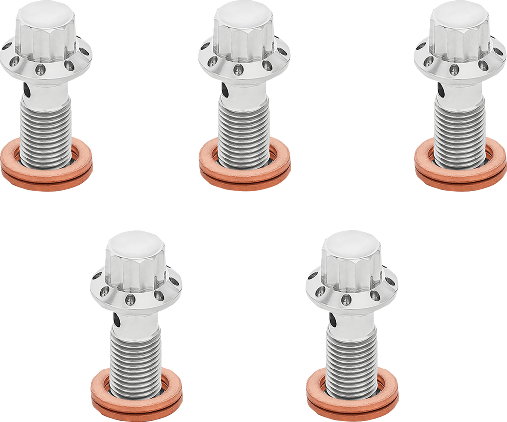 Arlen Ness 12-Point Titanium Banjo Bolts