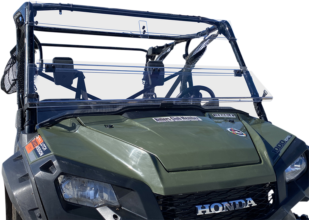 Moose Offroad Deluxe Full Folding Windshield