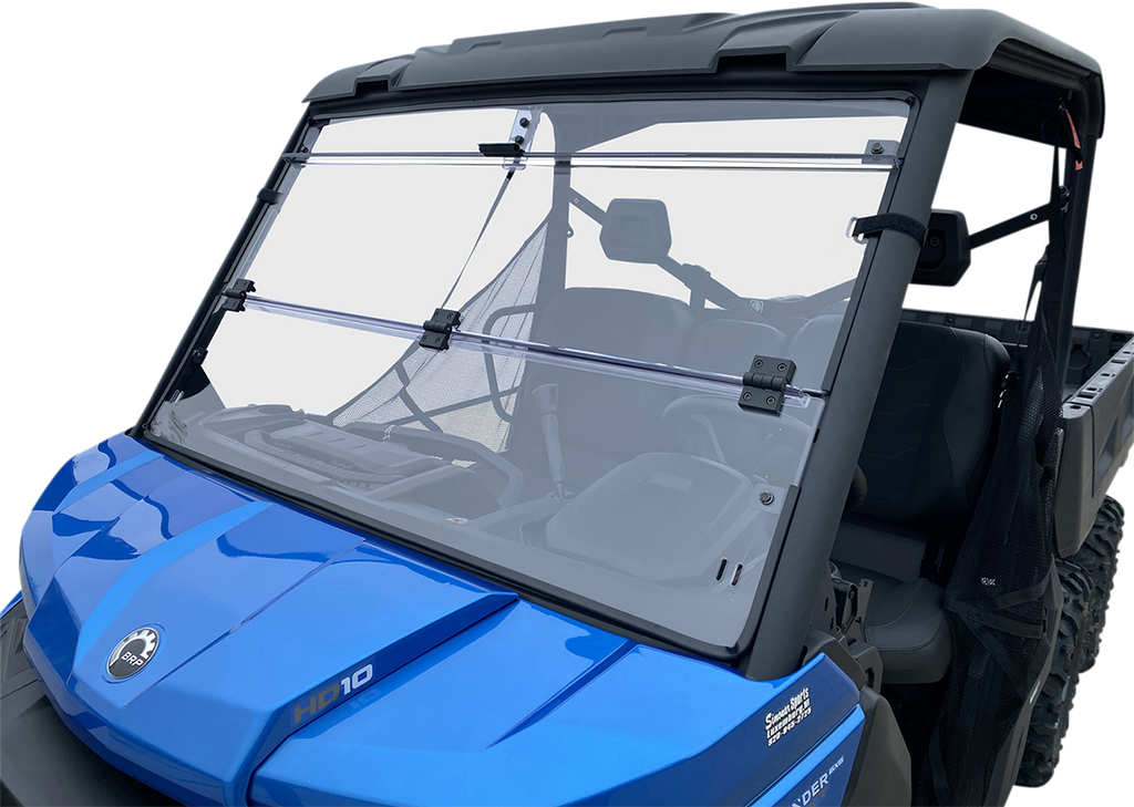 Moose Offroad Deluxe Full Folding Windshield