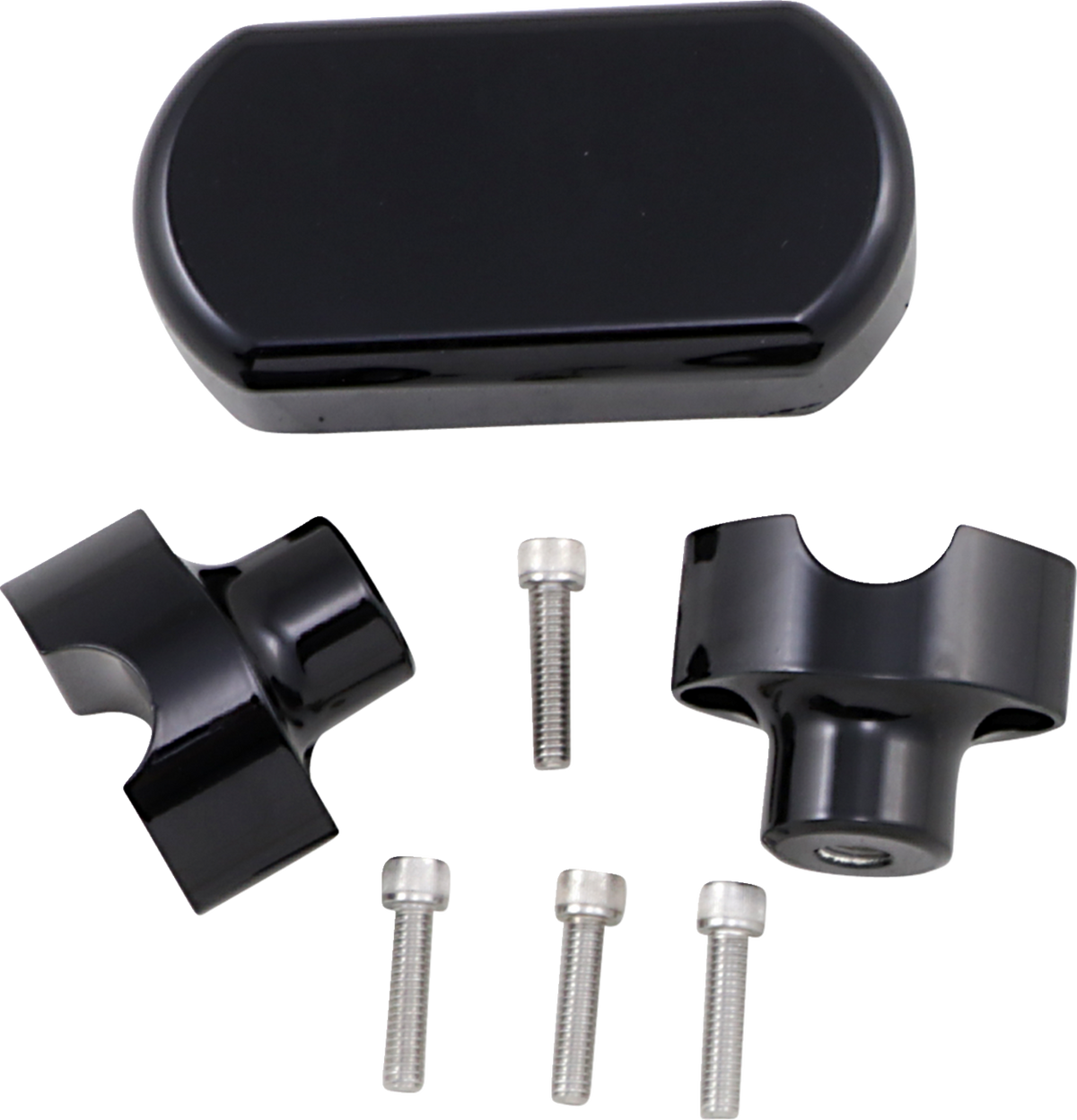 LA Choppers Solid Handlebar Riser & Top Clamp Kit