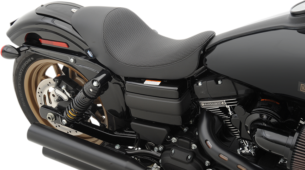 Drag Specialties Seats 3/4 Low Solo Seat — Basketweave