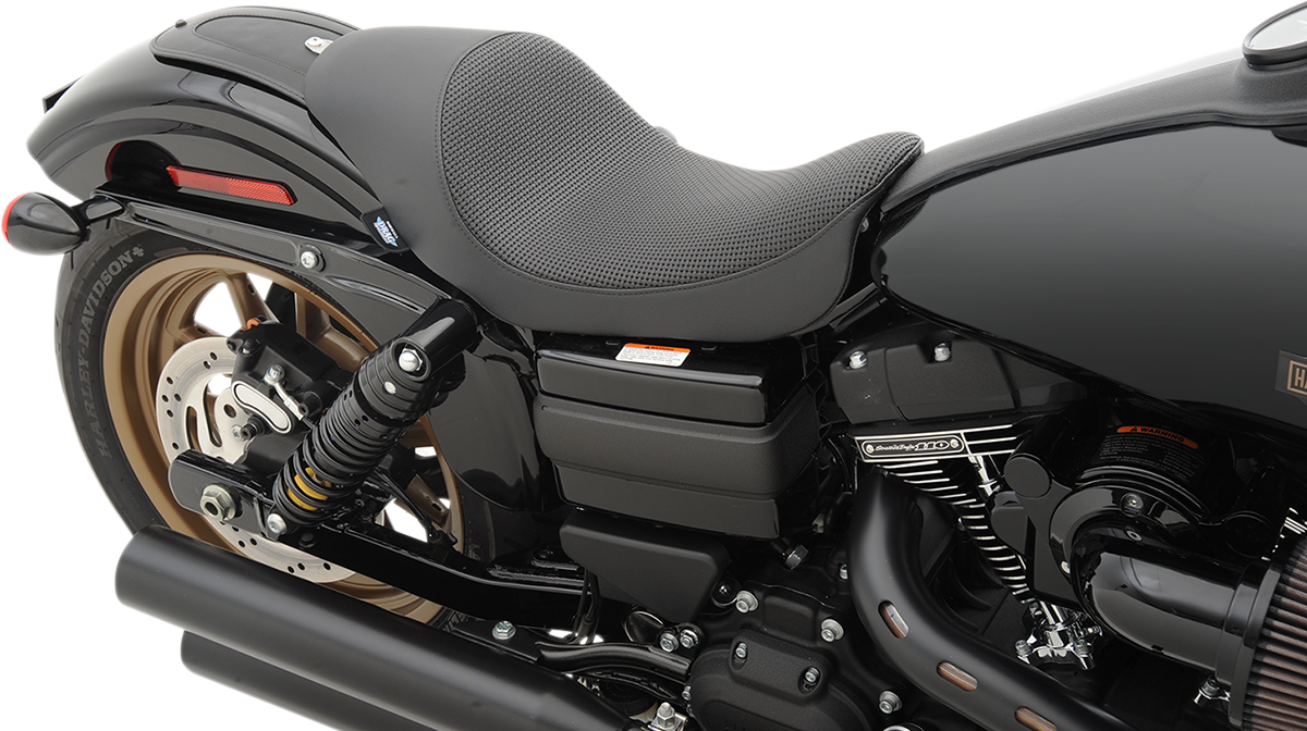 Drag Specialties Seats 3/4 Low Solo Seat — Basketweave