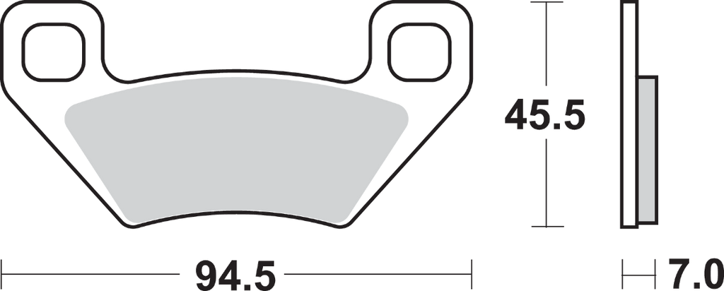 Sbs ATS All-Terrain Sintered Brake Pads