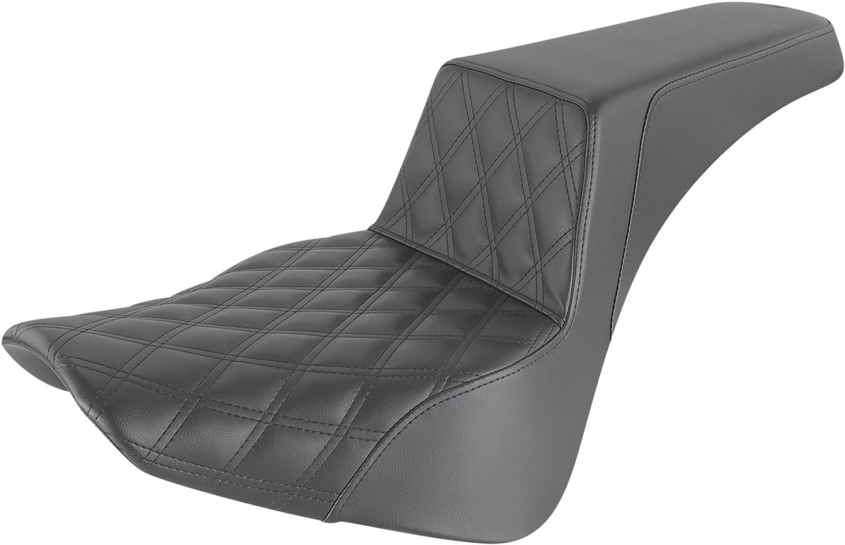 Saddlemen Step-Up Seat — Front Lattice Stitch