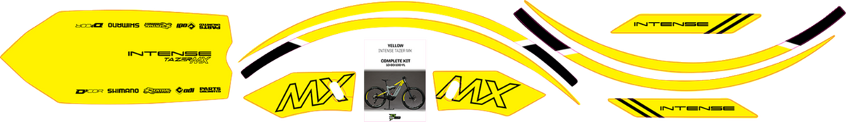 D'Cor Visuals Graphics Kit for Tazer MX