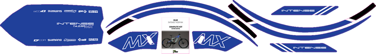 D'Cor Visuals Graphics Kit for Tazer MX